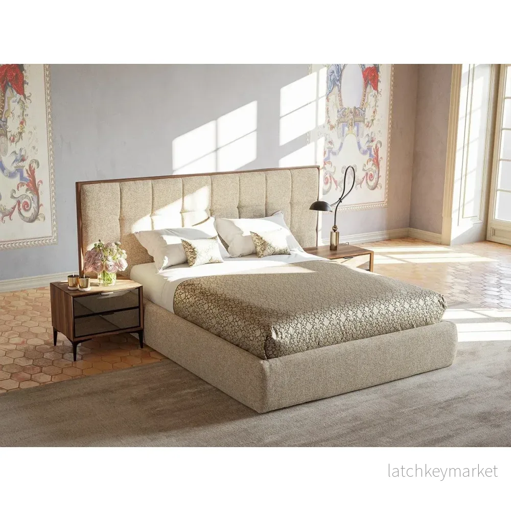 Nesta Sovrumsset - (160cm Säng-2st Sängbord-Sminkbord-Spegel) - Bild 3