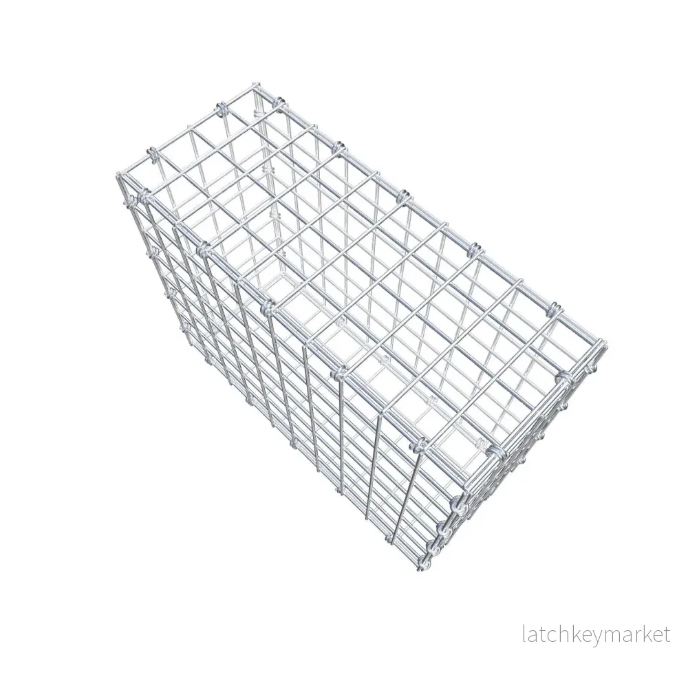 Gabion 50 cm x 40 cm x 20 cm (L x H x D), maskstorlek 5 x 5 cm, spiralring - Bild 3