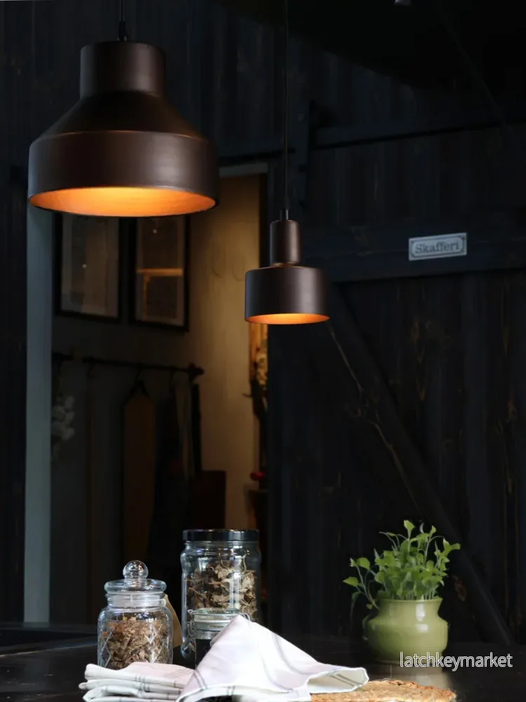 Taklampa Solo Antik Brun 26 cm