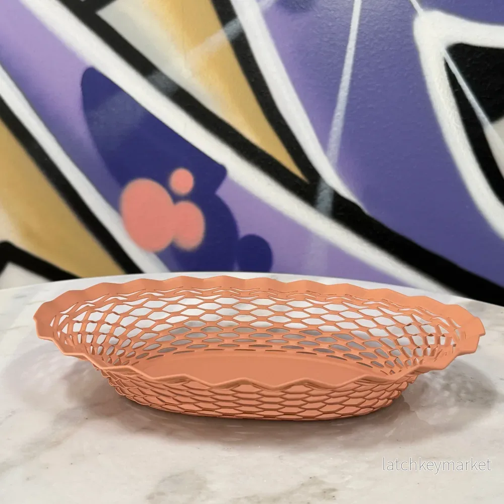 Bread Basket Large Pink Bread Basket Large Pink