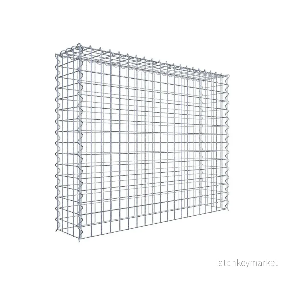 Extra gabion typ 3 100 cm x 80 cm x 20 cm (L x H x D), maskstorlek 5 cm x 5 cm, spiral Extra gabion typ 3 100 cm x 80 cm x 20 cm (L x H x D), maskstorlek 5 cm x 5 cm, spiral