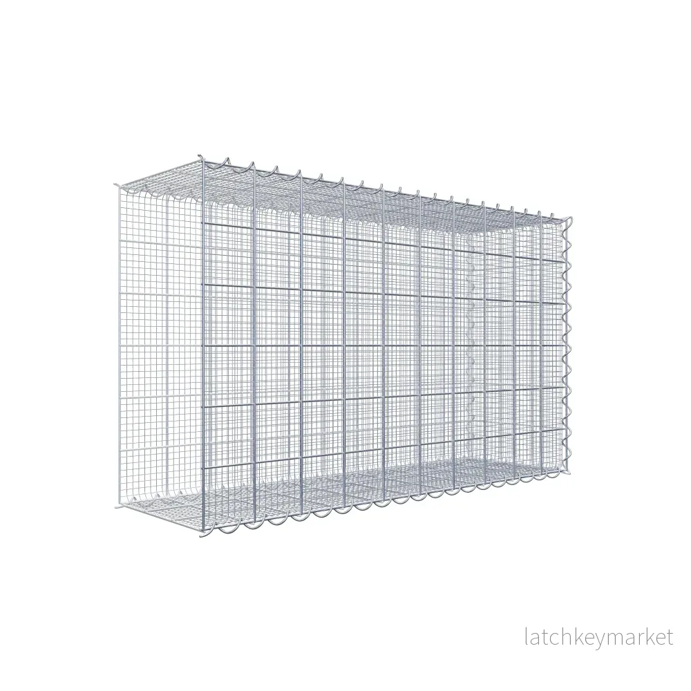Sandodlingsgabion typ 2 100 cm x 60 cm x 30 cm (L x H x D), maskstorlek 10 cm x 10 cm, spiral