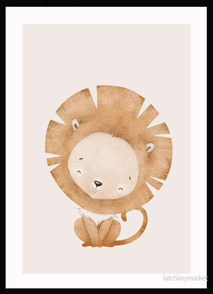 Barntavla - Lion