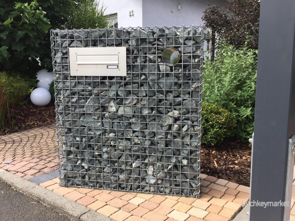 Gabion 100 cm x 90 cm x 30 cm (L x H x D), maskstorlek 5 cm x 5 cm, spiral - Bild 2