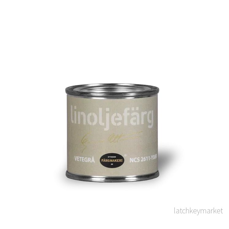 Vetegrå Linoljefärg Ottossons - Bild 3