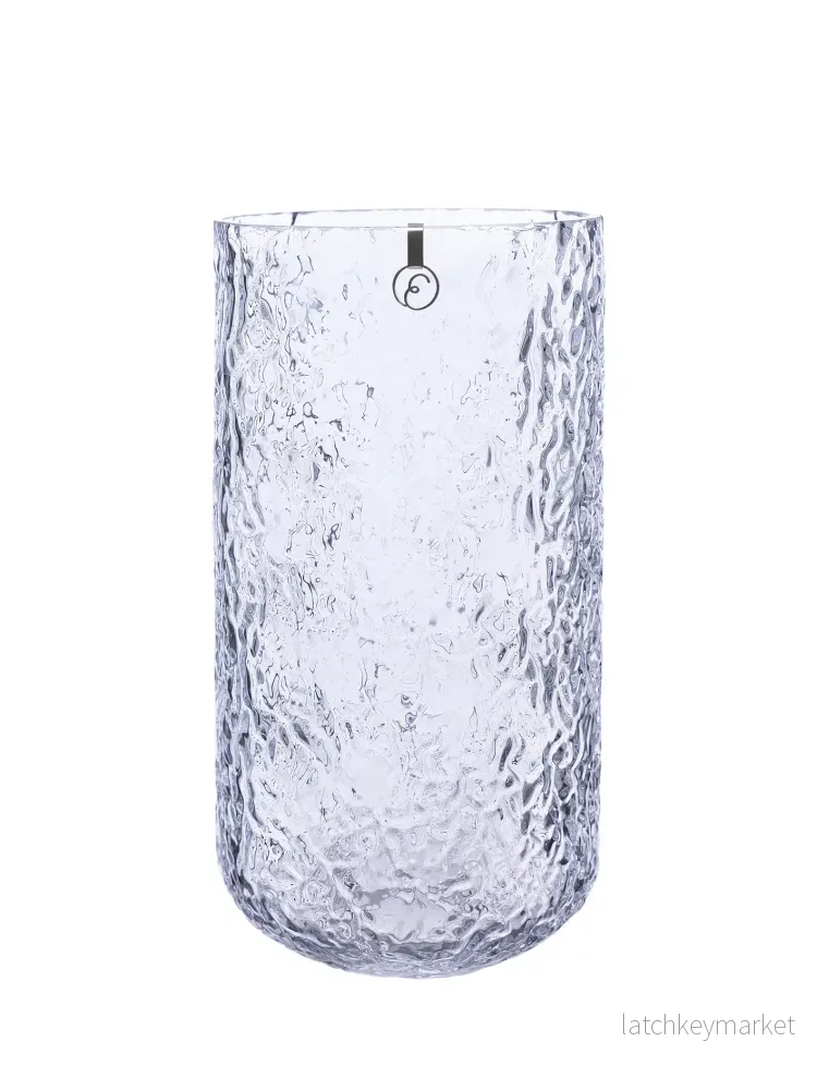 ERNST Glasvas med Struktur, 25 cm