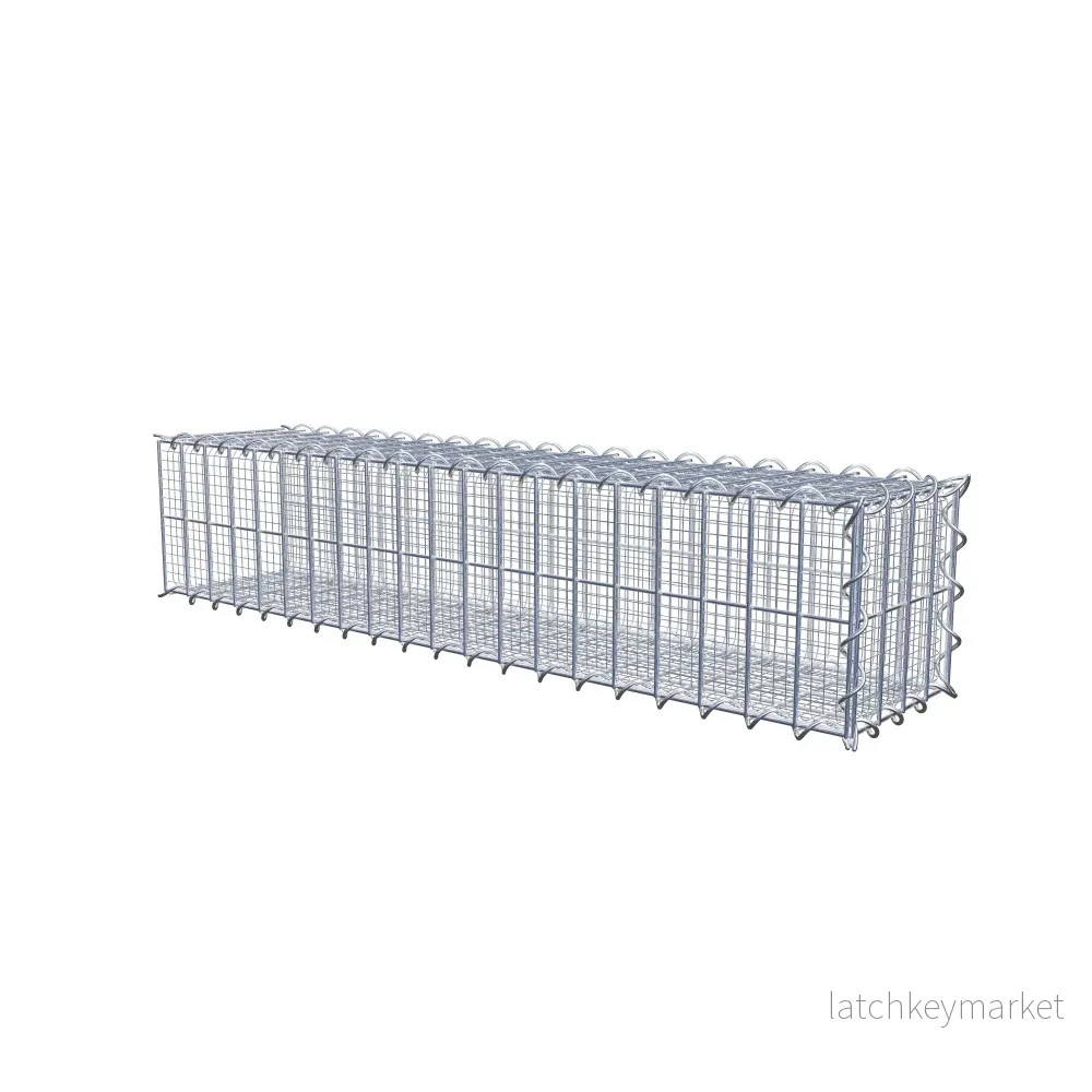 Grusodling gabion typ 2 100 cm x 20 cm x 20 cm (L x H x D), maskstorlek 5 cm x 10 cm, spiral - Bild 2