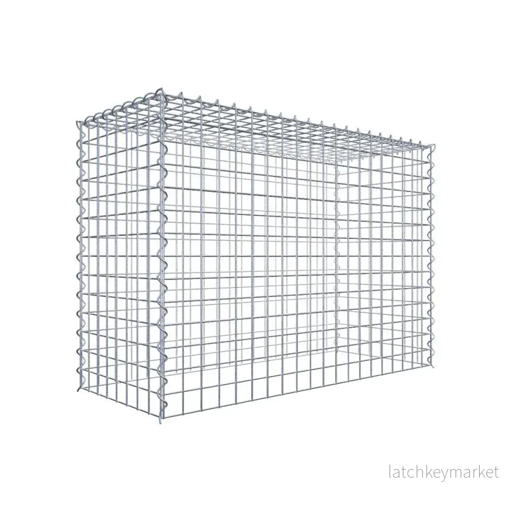Extra gabion typ 3 100 cm x 70 cm x 40 cm (L x H x D), maskstorlek 5 cm x 5 cm, spiral Extra gabion typ 3 100 cm x 70 cm x 40 cm (L x H x D), maskstorlek 5 cm x 5 cm, spiral