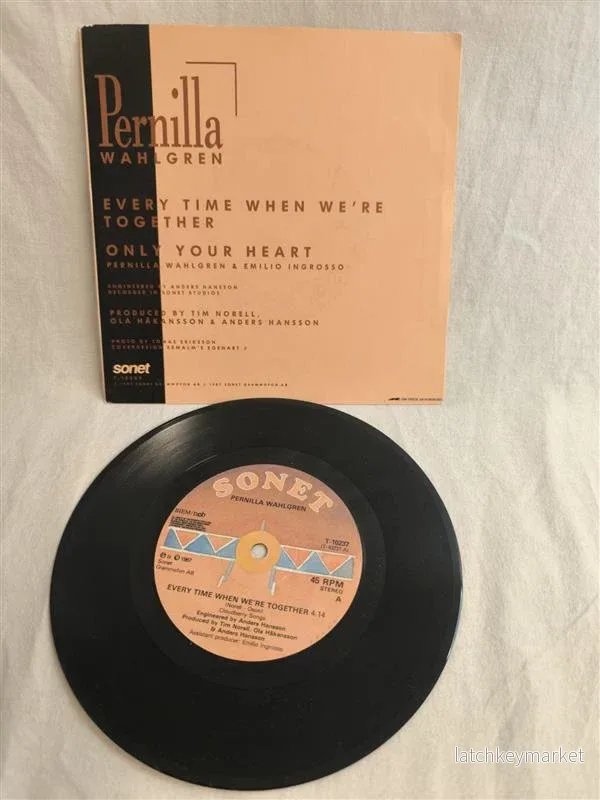 Pernilla Wahlgren – Every Time When We’re Together (7” Vinyl, 1987) - Bild 3