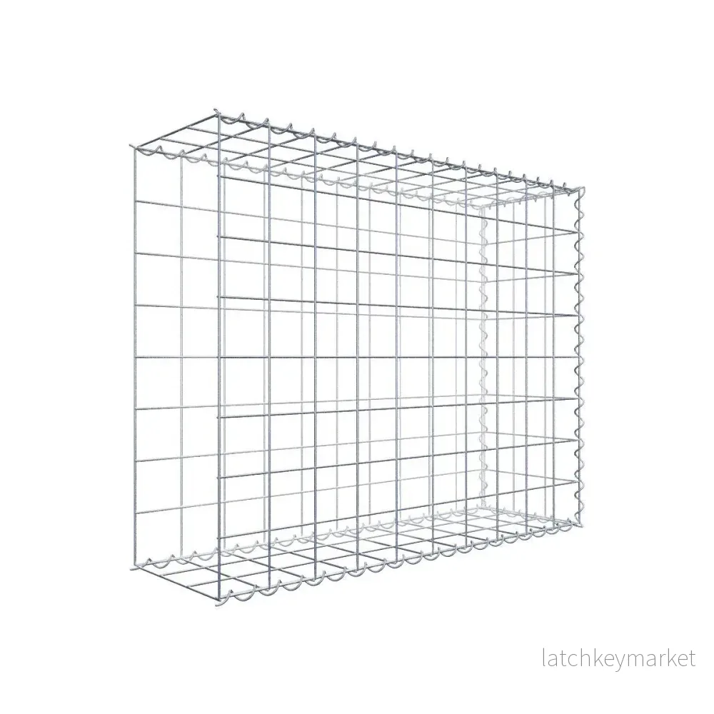 Påväxt gabion typ 2 100 cm x 80 cm x 30 cm (L x H x D), maskstorlek 10 cm x 10 cm, spiral Påväxt gabion typ 2 100 cm x 80 cm x 30 cm (L x H x D), maskstorlek 10 cm x 10 cm, spiral