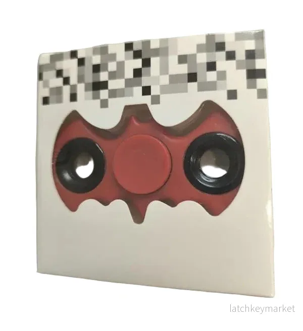 Bat Fidget Spinner – Röd med kullager