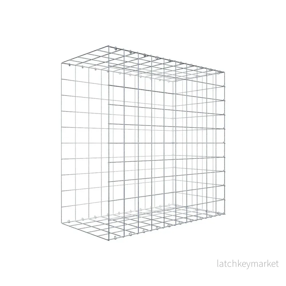 Extra gabion typ 2 100 cm x 100 cm x 50 cm (L x H x D), maskstorlek 10 cm x 10 cm, C-ring Extra gabion typ 2 100 cm x 100 cm x 50 cm (L x H x D), maskstorlek 10 cm x 10 cm, C-ring