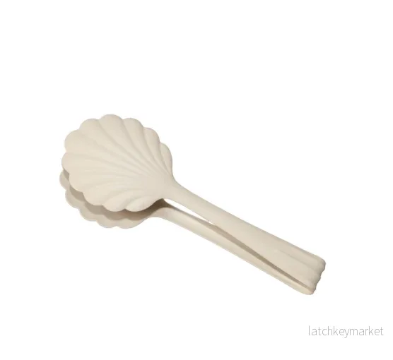 Salad Tong Creme White