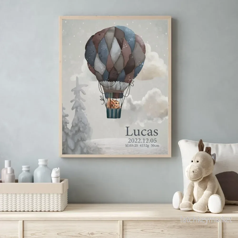 Namntavla Air balloon - Bild 2