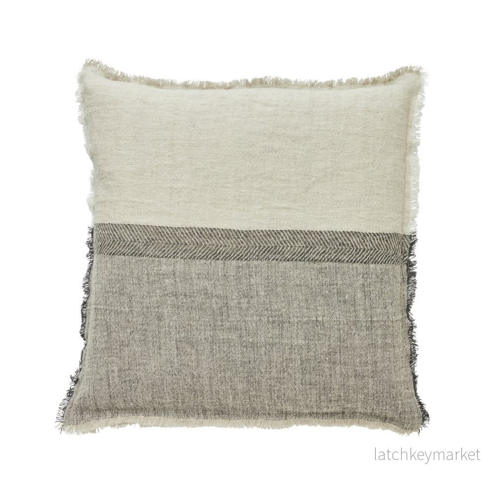 Ana putetrekk  LXB50 cm. grå 100% lin