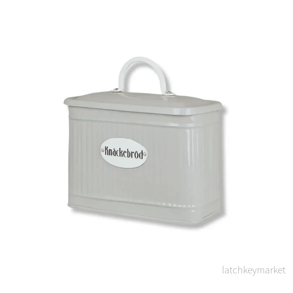 Plåtburk Knäckebröd Beige Plåtburk Knäckebröd Beige