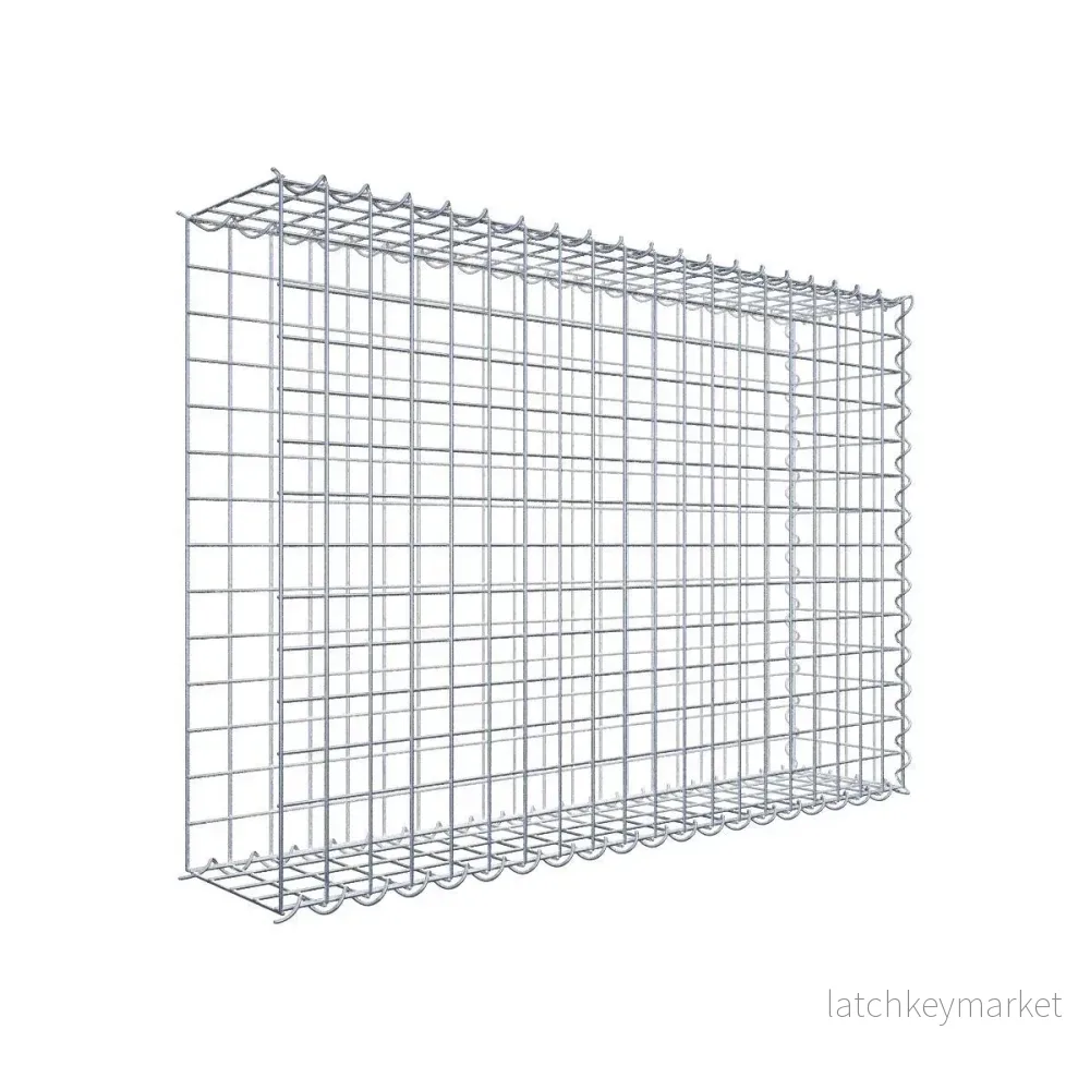 Extra gabion typ 2 100 cm x 70 cm x 20 cm (L x H x D), maskstorlek 5 cm x 5 cm, spiral Extra gabion typ 2 100 cm x 70 cm x 20 cm (L x H x D), maskstorlek 5 cm x 5 cm, spiral