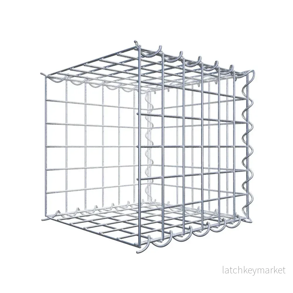 Extra gabion typ 2 30 cm x 30 cm x 30 cm (L x H x D), maskstorlek 5 cm x 5 cm, spiral Extra gabion typ 2 30 cm x 30 cm x 30 cm (L x H x D), maskstorlek 5 cm x 5 cm, spiral