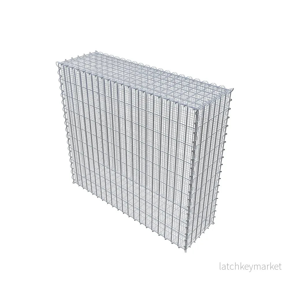 Sandgabion 100 cm x 90 cm x 30 cm (L x H x D), maskstorlek 5 cm x 10 cm, spiral - Bild 2