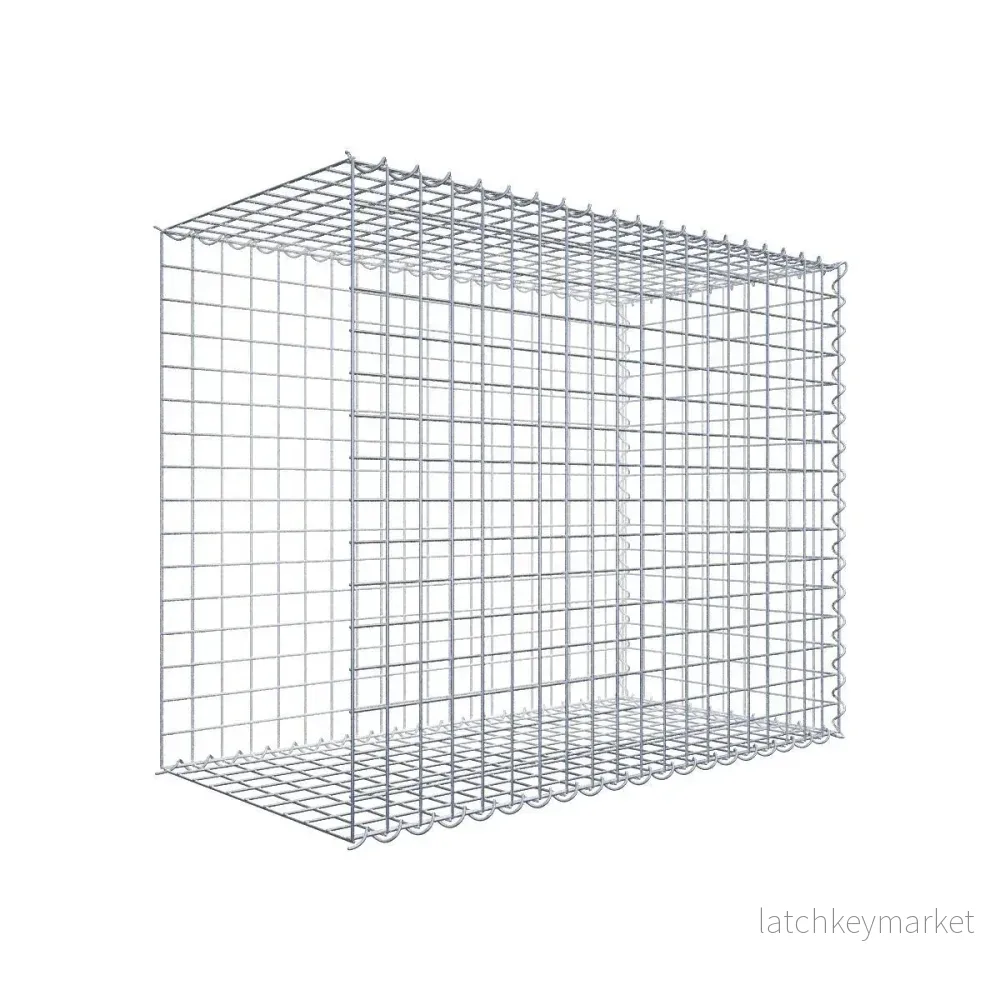 Extra gabion typ 2 100 cm x 80 cm x 50 cm (L x H x D), maskstorlek 5 cm x 5 cm, spiral Extra gabion typ 2 100 cm x 80 cm x 50 cm (L x H x D), maskstorlek 5 cm x 5 cm, spiral