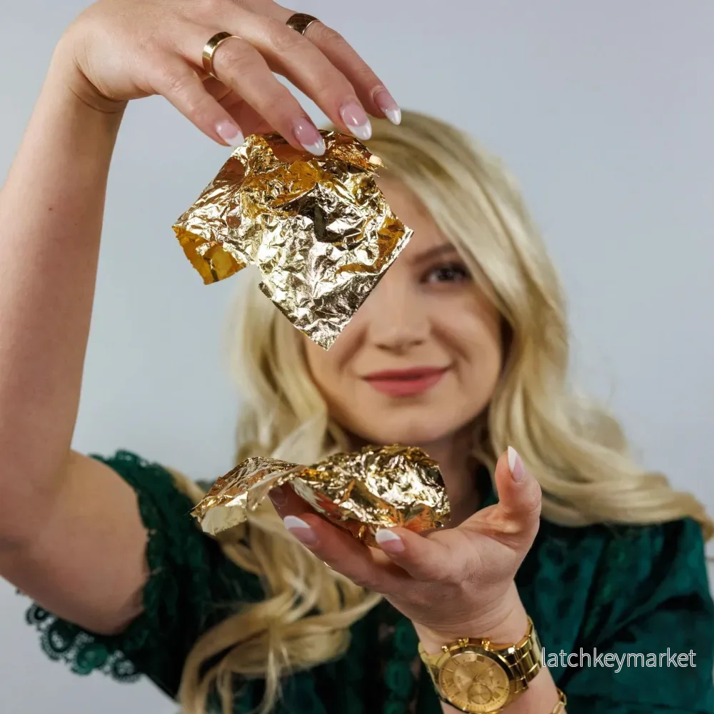 Slagmetall bladguld - Bild 3