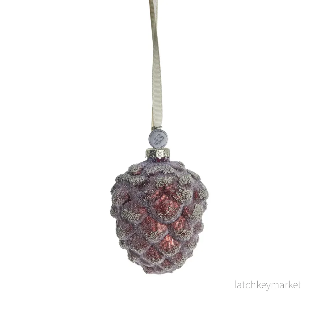 Norille ornament H9,5 cm. mörkröd Norille ornament H9,5 cm. mörkröd