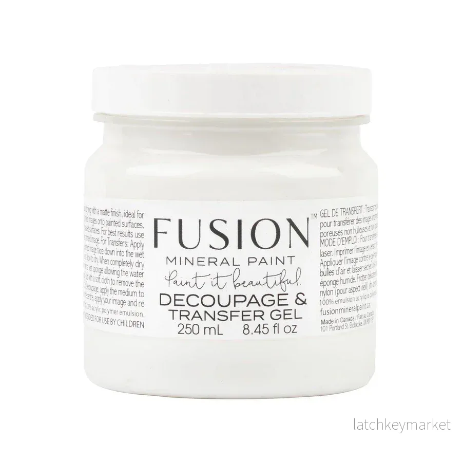 Decoupage & transfer gel, 250 ml Decoupage & transfer gel, 250 ml