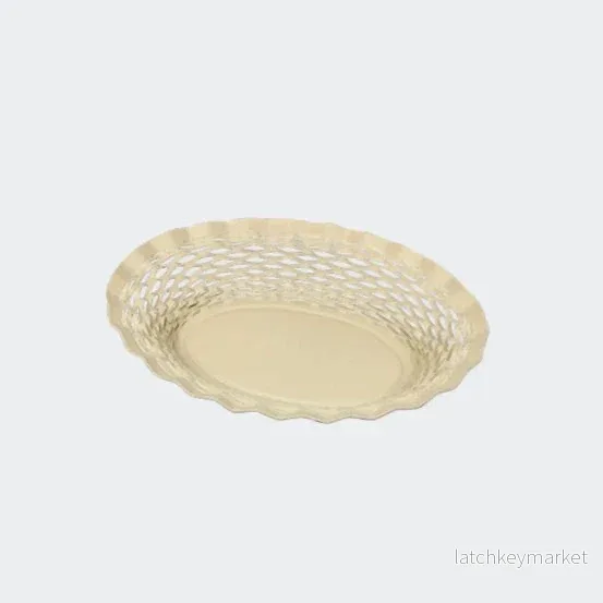 Bread Basket Medium Creme White Bread Basket Medium Creme White