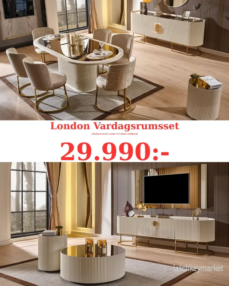 London Vardagsrumsset London Vardagsrumsset