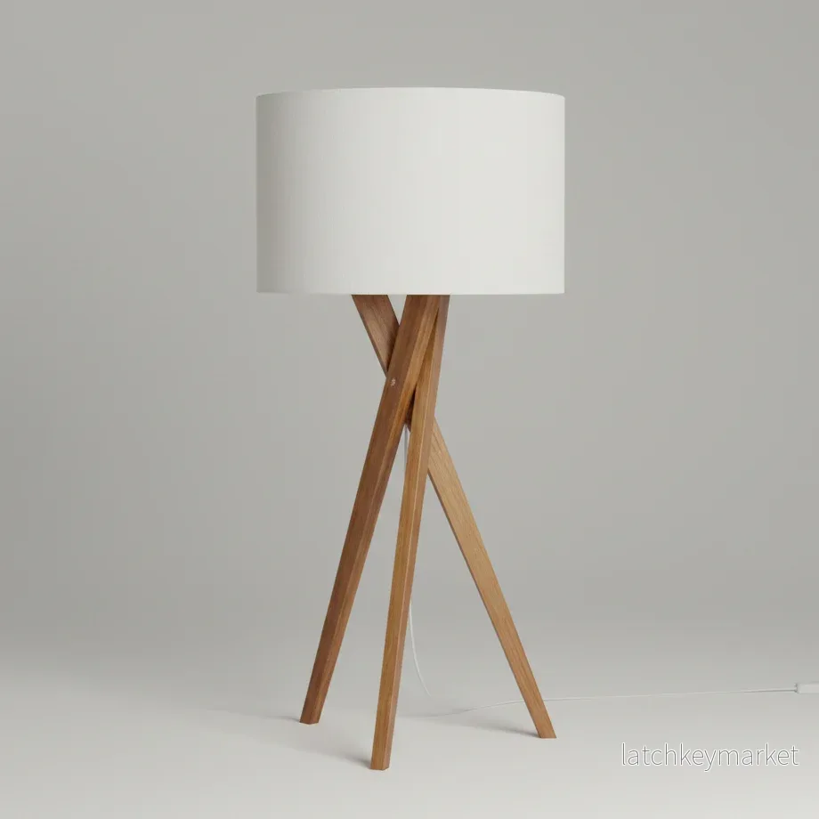 Vega bordslampa ek/vit Vega bordslampa ek/vit