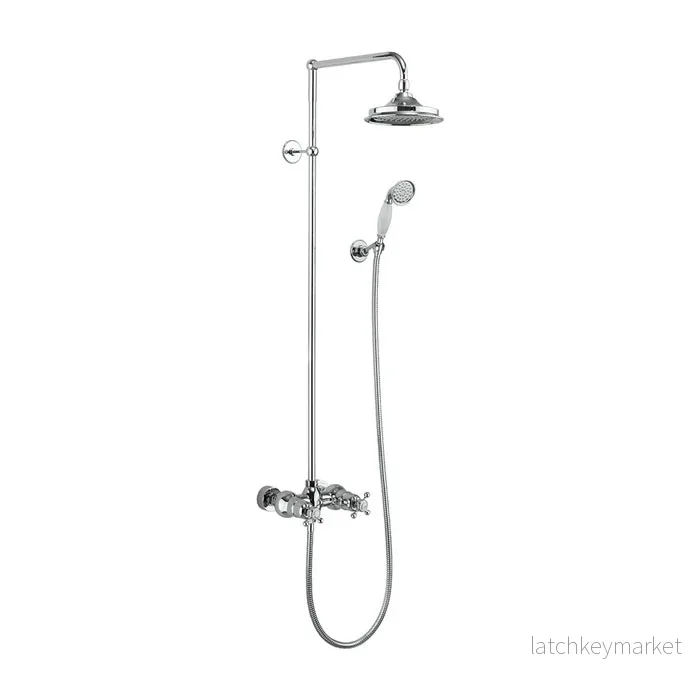 Duschset Burlington Eden kromat med termostat Duschset Burlington Eden kromat med termostat