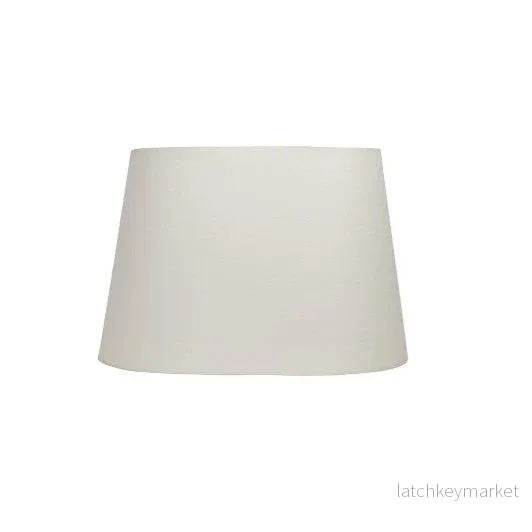 Lampskärm Basic oval vit d33