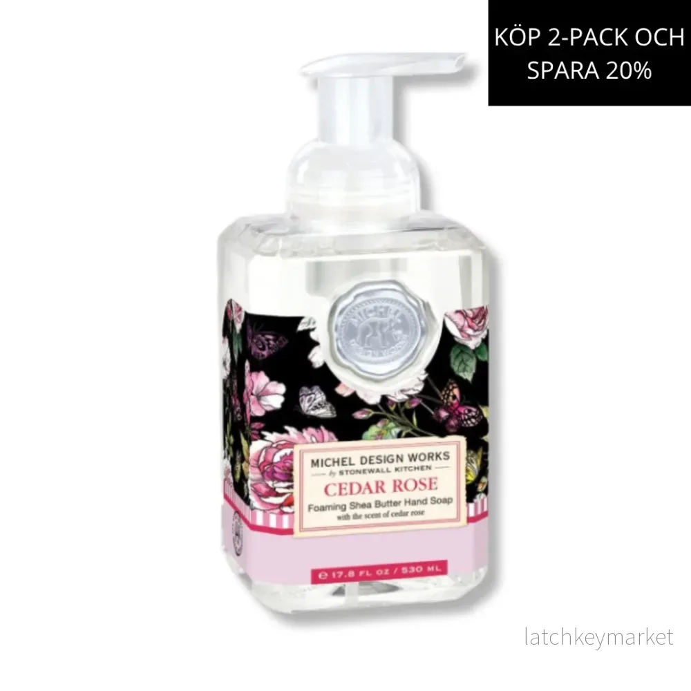 Skumtvål Cedar Rose – MICHEL DESIGN WORKS Skumtvål Cedar Rose – MICHEL DESIGN WORKS