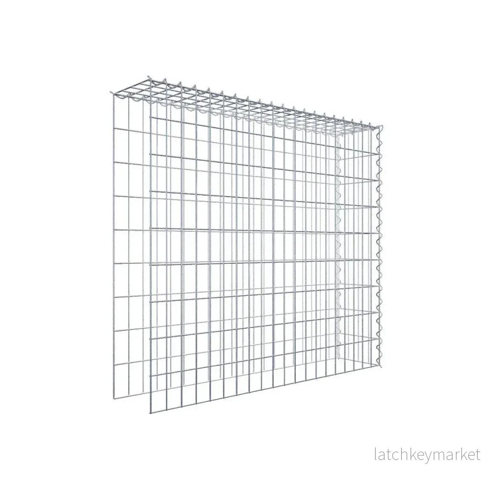 Extra gabion typ 4 100 cm x 90 cm x 20 cm (L x H x D), maskstorlek 5 cm x 10 cm, spiral Extra gabion typ 4 100 cm x 90 cm x 20 cm (L x H x D), maskstorlek 5 cm x 10 cm, spiral