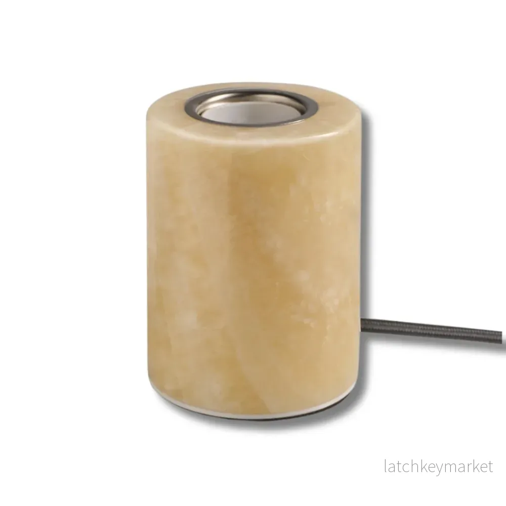 Lysande bordsarmatur MARBLE beige blank - Bild 2