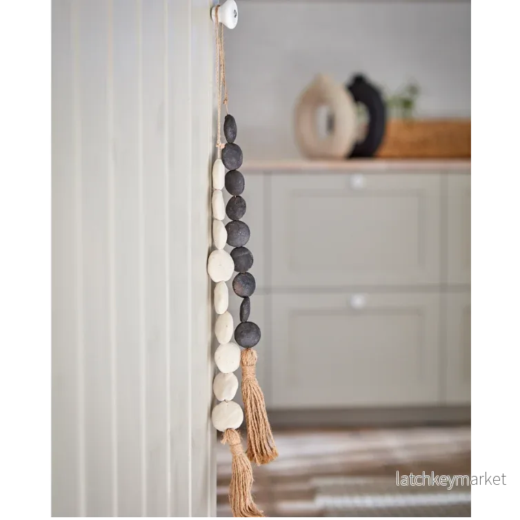 ATHENA Papier-mâché decoration - black/natural - Bild 3
