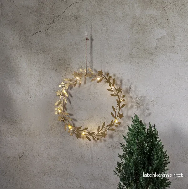 Belysning Jul Krans Holiday 28 cm