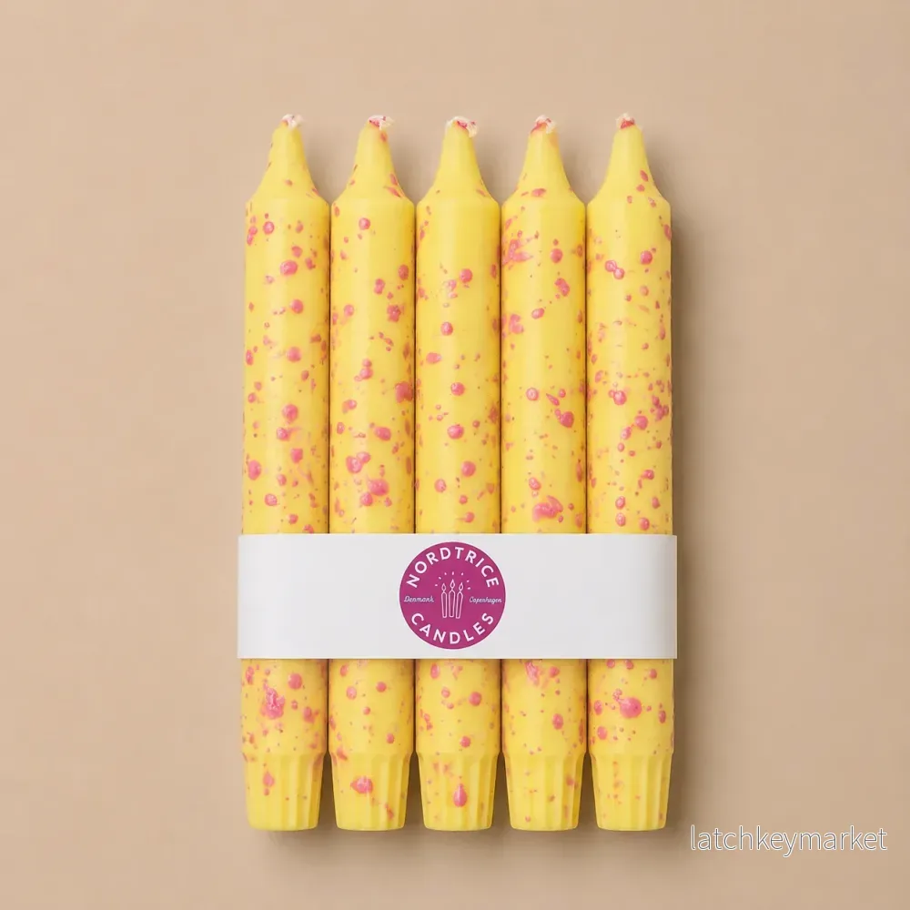 Candles Raspberry Butter Confetti 5-p Candles Raspberry Butter Confetti 5-p