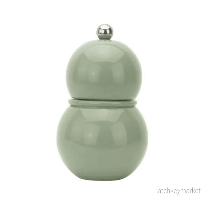 Small Bobbin Salt & Pepper Mill Sage Small Bobbin Salt & Pepper Mill Sage