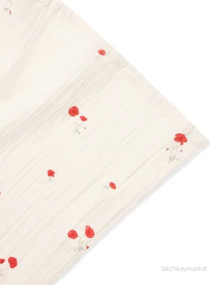 Muslin Duk, Poppy, 110x110 cm - Bild 2