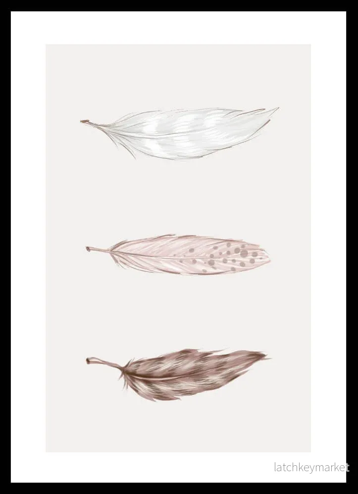 Barntavla –  Feathers