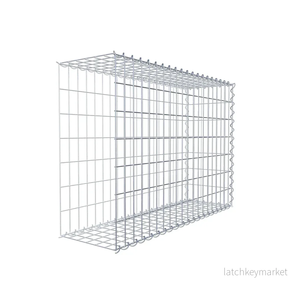 Påväxt gabion typ 2 100 cm x 70 cm x 30 cm (L x H x D), maskstorlek 5 cm x 10 cm, spiral - Bild 3