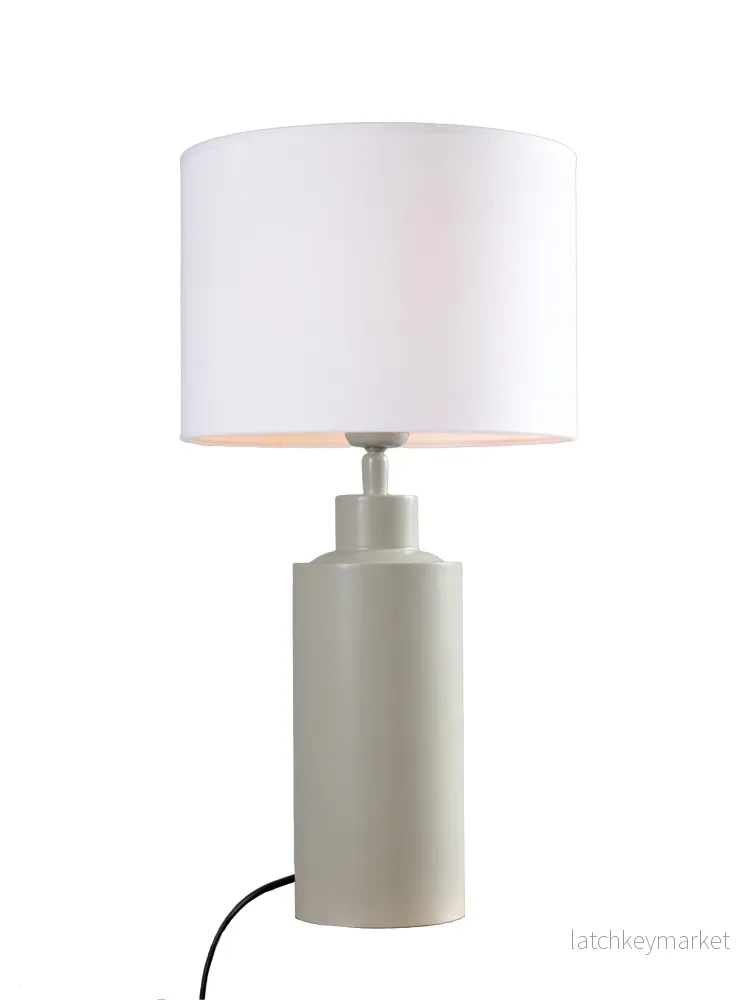 Bordslampa Solo 55 cm Beige/Vit - Bild 3