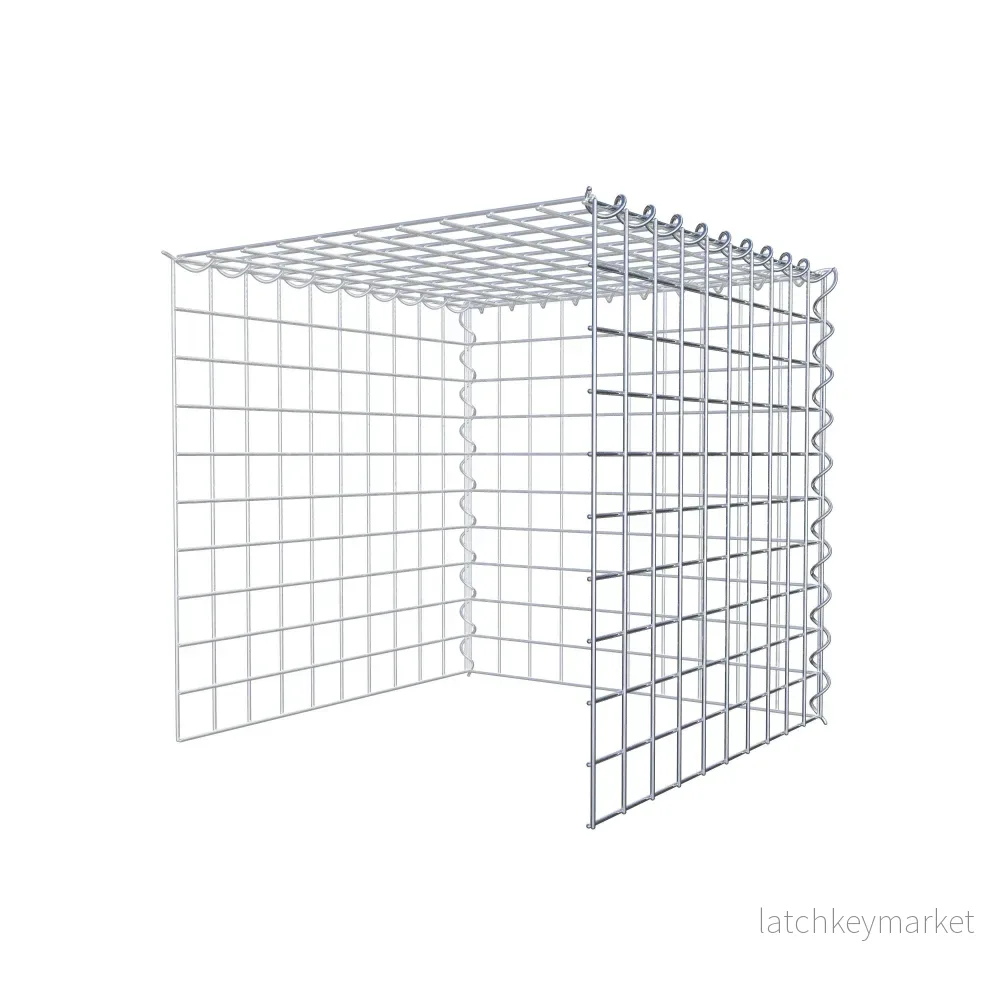 Påväxt gabion typ 4 50 cm x 50 cm x 50 cm (L x H x D), maskstorlek 5 cm x 5 cm, spiral - Bild 3