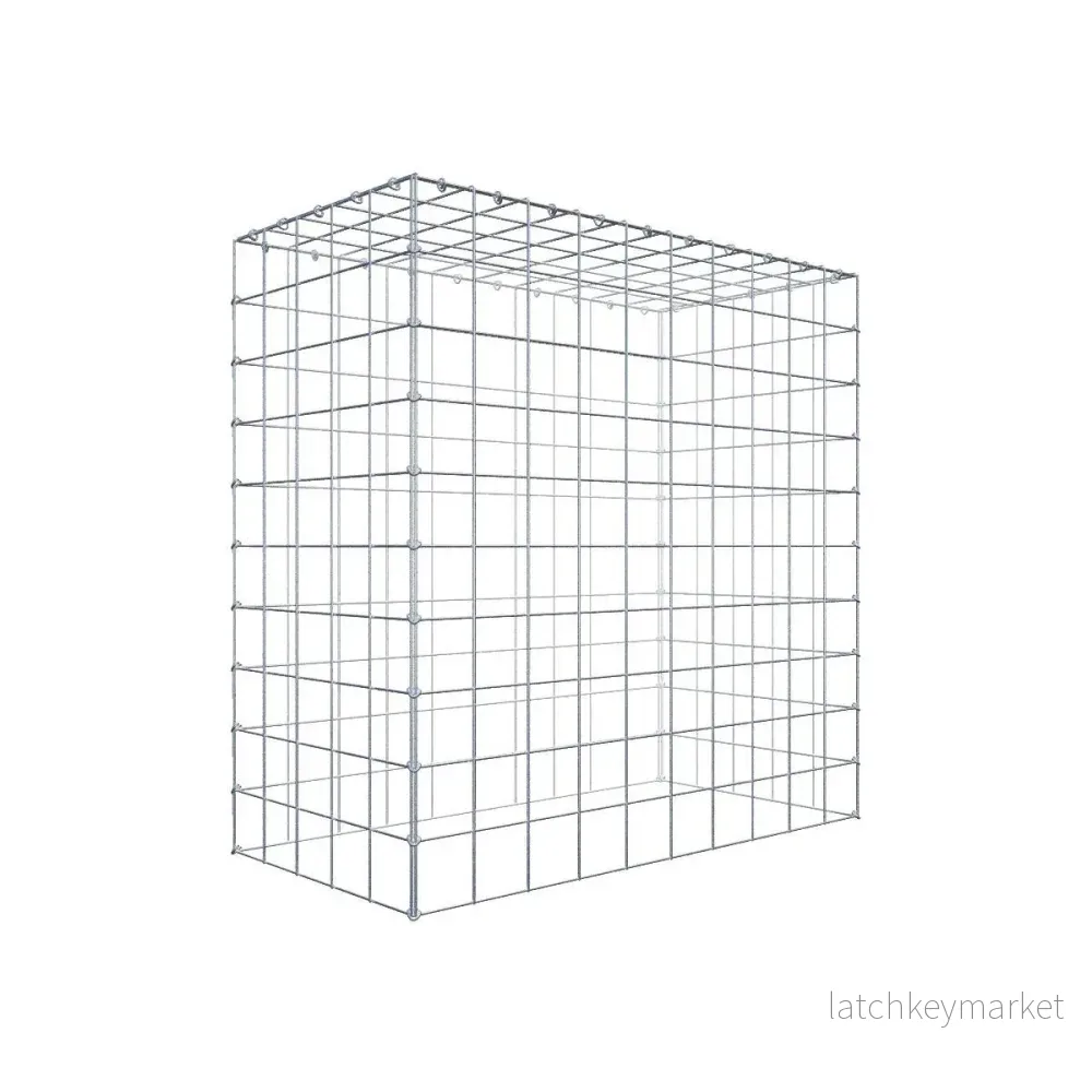 Extra gabion typ 3 100 cm x 100 cm x 50 cm (L x H x D), maskstorlek 10 cm x 10 cm, C-ring Extra gabion typ 3 100 cm x 100 cm x 50 cm (L x H x D), maskstorlek 10 cm x 10 cm, C-ring
