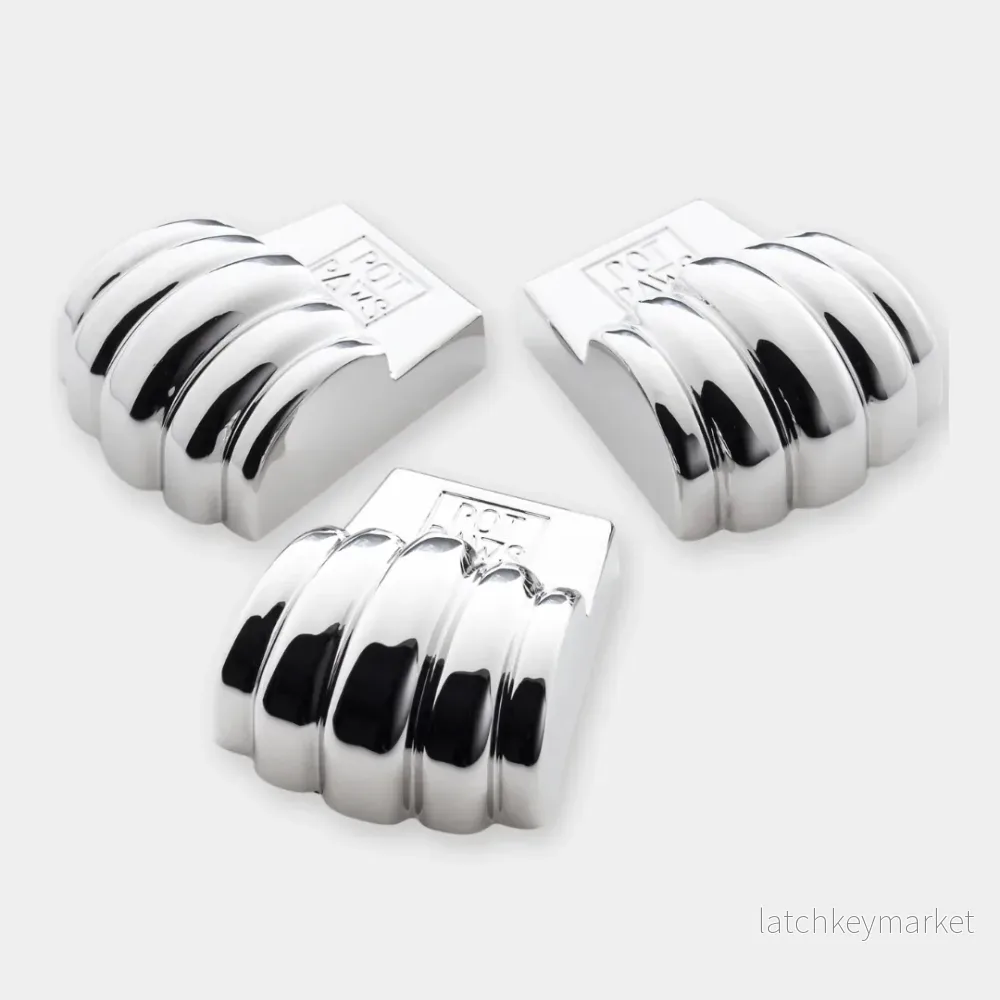 Pot Paws – kruktassar i silver Pot Paws – kruktassar i silver