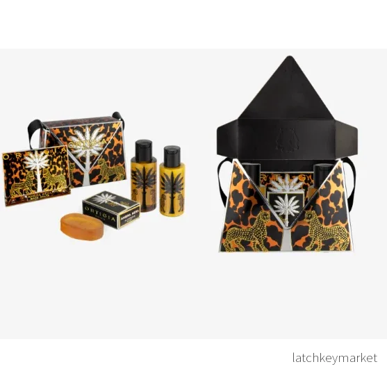 Ortigia Sicilia Ambra Nera Handbag Gift Set