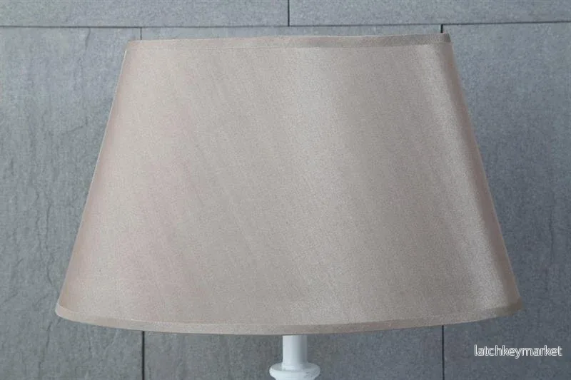 Lampskärm, Oval Beige