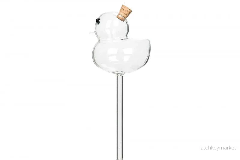 Blomkruka Bevattningsglas Anka 9x25cm REA Blomkruka Bevattningsglas Anka 9x25cm REA