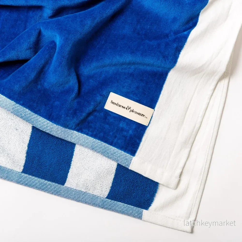 Beach Blanket Mediterranean Blue Stripe - Bild 3